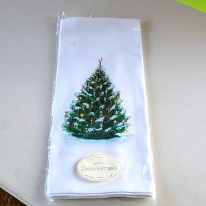 Pamela Cassidy Flour Sack Christmas Tree Tea Towel